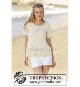 Top gemaakt van Drops Safran