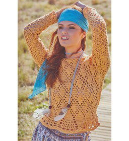 Damestrui gemaakt van DMC Natura medium