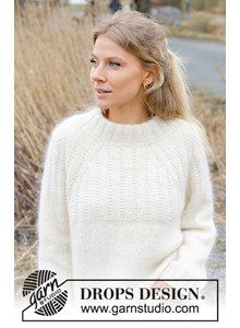 Damestrui met ribbelstekenpatroon verwerkt in bovenpas