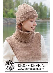 Gebreide set: muts en col in zachte merinowol