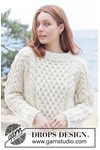 Breipatroon Ireland Magic Sweater van andere kant