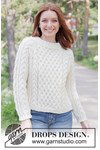 Breipatroon Ireland Magic Sweater van andere kant