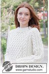 Breipatroon Ireland Magic Sweater van andere kant