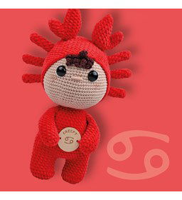 Sterrenbeeld pop Kreeft Karl gemaakt van Durable Cosy Fine