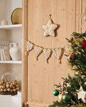 Haakpatroon Kerstversiering ster en vlaggetjes