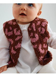 Gilet met dierenprint