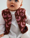 Breipatroon Gilet met dierenprint