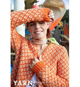 Damesvest gemaakt van Scheepjes metropolis