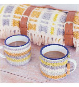 Vrolijke picknickdeken en mokhoezen