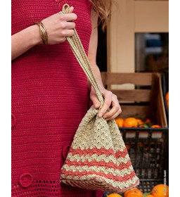 tas met vierkante bodem gemaakt van Basis en versteviging