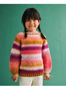 Kindertrui Esther kleur Sunset