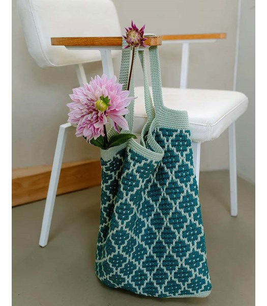 Haakpatroon Blokwerk tas 