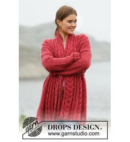 Damesvest gemaakt van Drops Kid Silk