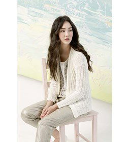 Vest gemaakt van Lang Yarns Lino