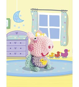 Baby Evie van Peppa Big gemaakt van Scheepjes Catona 25 en 10 gram