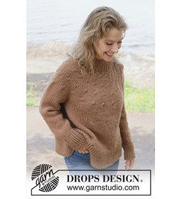 Chestnut Season Trui gemaakt van Drops Andes