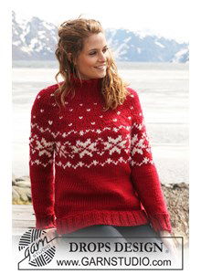 Trui in noors patroon