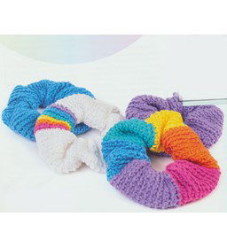 Scrunchie gemaakt van Durable Coral