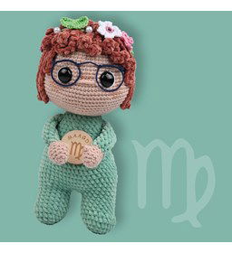 Sterrenbeeld pop Maagd Siebe gemaakt van Kralen