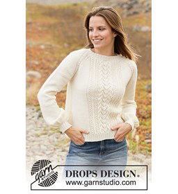 Damestrui gemaakt van Drops Baby Merino