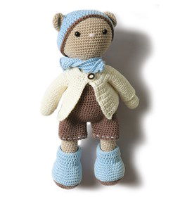 Beer in wintertenu gemaakt van Lana Grossa Cotone