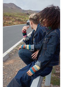 Gekleurde polswarmers