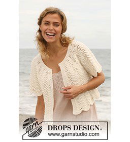 Vest gemaakt van Drops Muskat