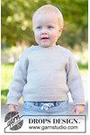 Breipatroon Gentle Day sweater van andere kant