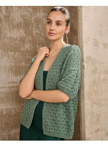 damesvest in kantpatroon