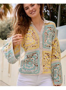 damesvest met kraagje