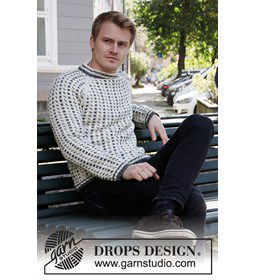 Heren trui gemaakt van Drops Lima