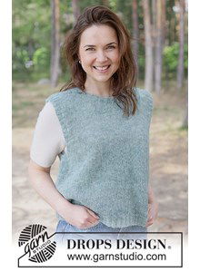 Dames Vest van Zijdezachte Alpaca in Tricotsteek