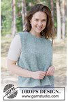 Breipatroon Dames Vest van Zijdezachte Alpaca in Tricotsteek van andere kant