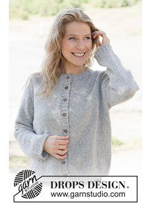 Damesvest met ronde hals