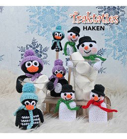 Winterfeest gemaakt van Lijm gips klei