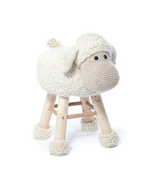 Haakpatroon dierenkruk schaap