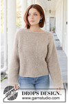 Breipatroon Maple Mist Sweater van andere kant