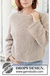 Breipatroon Maple Mist Sweater van andere kant