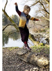 Breipatroon meisjes vest gemaakt van Lang Yarns Merino 150