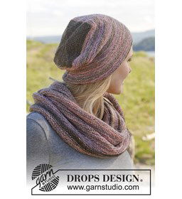 Muts en halswarmer gemaakt van Drops Fabel