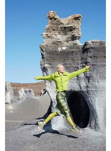 Damesvest Desert Bloom met reverskraag