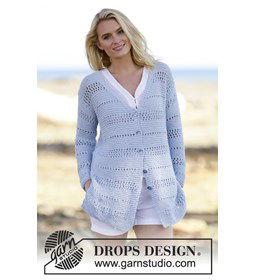 Damesvest gemaakt van knopen