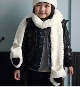 Wantensjaal gemaakt van Phildar Phil Douce