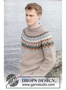 Herentrui met opstaande dubbele halsboord