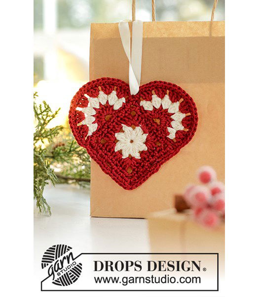 Haakpatroon By Heart Kerstdecoratie