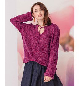 Dames trui gemaakt van Phildar Phil Rainbow