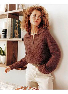 Damesvest met reverkraag