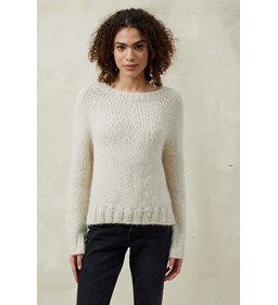 Damestrui met wijde ronde hals