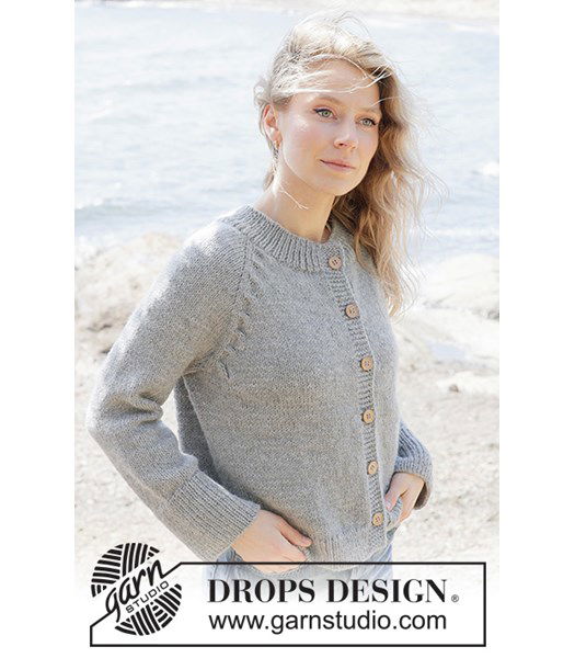 Breipatroon Stijlvol Grijs Vest met Raglan en Kabel - Maten XS t/m XXXL