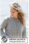Breipatroon Stijlvol Grijs Vest met Raglan en Kabel - Maten XS t/m XXXL van andere kant